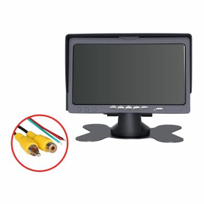 China AHD 2 12 24 Inch TFT LCD Color Control Video Input TFT LCD Portable Bus 7 Volt For Car Truck Heavy Duty for sale