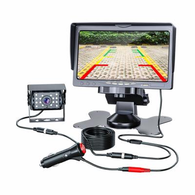 China Bus 7 Inch LCD Truck Monitor Rear View Parking Sensor Camera System For Car Reversing Assistance for sale