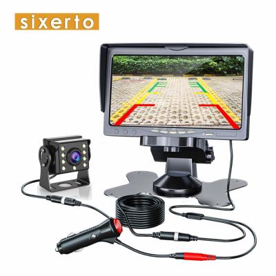 China Bus New Arrival 2021 7 Inch Car Camera Monitor System For Truck RV Bus Car Ship Boat Ferry for sale