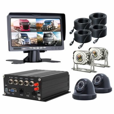 China Siren 4G MDVR CCTV Mobile DVR Kit Built-in H.265 4CH Mobile DVR with Hard Disk Storage Support Smartphone Online Viewing for sale