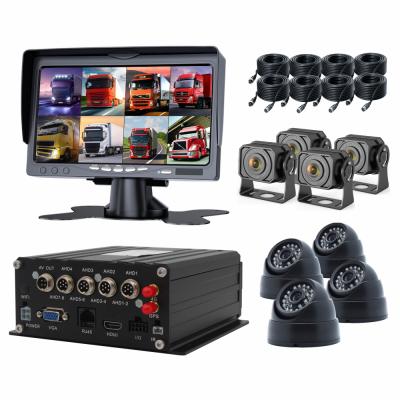 China Siren Built-in Car Black Box 2TB Hard Drive with Night Vision 8CH MDVR Camera Suitable for Heavy Vehicles for sale