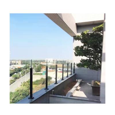 China Latest Design Excellent Quality Modern Stainless Steel Balcony Glass Railing for sale