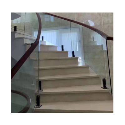 China Modern Top Selling Quality Guaranteed Outdoor Led Frameless Glass Deck Aluminum Alloy Balustrade for sale