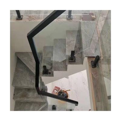 China 2022 Premium Modern High End Balcony Staircase Frameless Glass Railing For Multiple Scenarios for sale