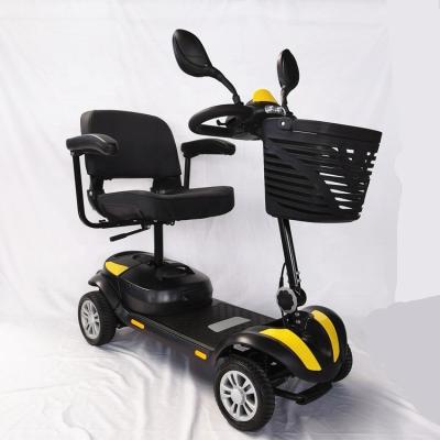 China Unisex Electric Scooters For Wheelchairs Four Wheel Folding Scooter For Disabled Elders Electric Mobility Scooters 4 Wheel for sale