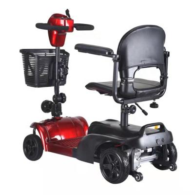 China Factory lowest price 4 wheel unisex foldable lightweight small size handicapped electric mobility scooter for sale