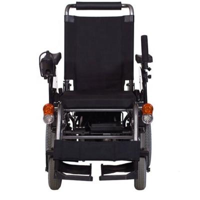 China Wholesale Steel Hybrid Folding Electric Wheelchair Portable Portable Power Wheelchair for sale