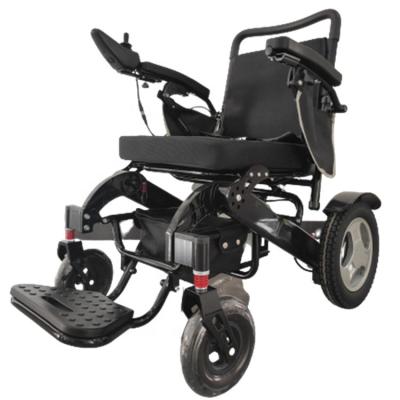 China Foldable Joystick Long Battery Life Ultra Low Price Folding Electric Wheelchair Disabled Wheelchair for sale