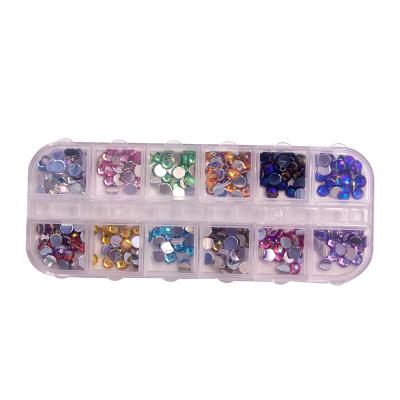 China Wholesale 3D Shiny Colorful Nail Accessories Supplies Mix Shaped Stone Jewelry Decorations For Nail Polish for sale