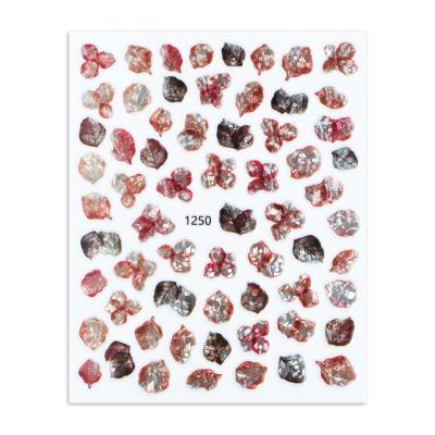 China Laser Cut 2021 Nail Art Stickers Customized Packing 3D Beauty Manicure Gel Polish 2021 New Nail Sticker for sale