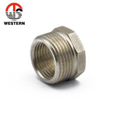 China HPb582A/HPb57-3/CW617N/C37700 China NPT BSP Manufacturers Price Female Male Threaded Reducer Bushing Brass Bush Sanitary Fittings Pipe for sale