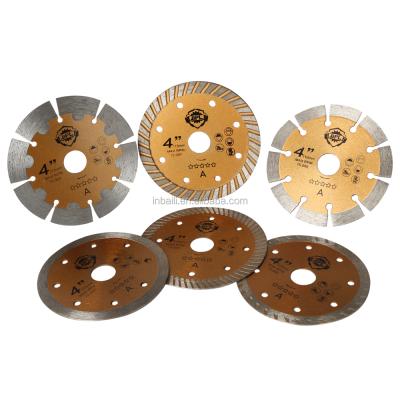 China . high speed straight smooth edge BPL segmented dry, rim, Turbo cutting blade for hard stone concrete materials for sale