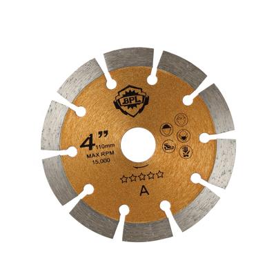 China . High Speed ​​Straight Smooth Edge Segmented Turbo Cutting Blade For Hard Stone Concrete Materials for sale