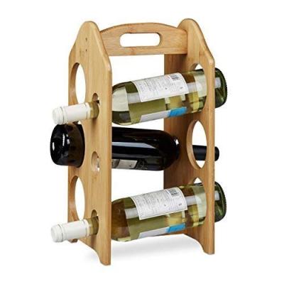 China Sustainable Bamboo Stackable Wine Rack Part Used for sale