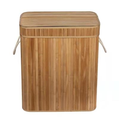 China Stored Lord Bamboo Laundry Hamper Cloth Liner Bag Eco-friendly Collapsible Home Storage for sale