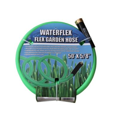 China Washing Car Garden Watering Industrial Use 2 Inch Lightweight Flexible Lay Rubber Flat Rubber Drain Hose Tubing With Garden Hose Reel for sale