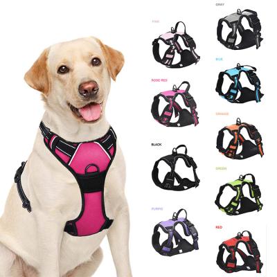 China Padded Amazon Pet Chest Back Saddle Chest Belt Cat Dog Out Leash Breathable Out Walking Dog Leash Suitable for Large and Small Dogs for sale