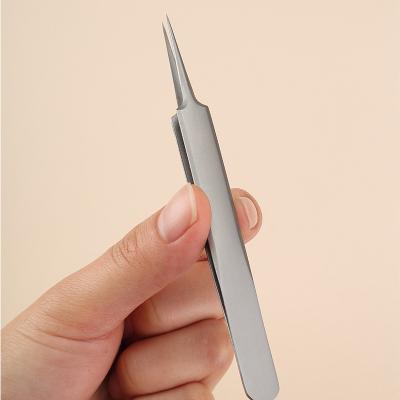 China Skin factory exports quality acne extension tip eyelash tweezers for skin care tools for sale