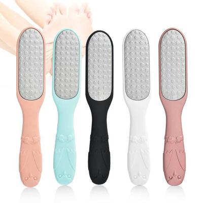 China Foot File Folder For Dead Skin Double Sided Stainless Steel Callus Remover Foot Scrubber - Professional Foot Rasp for sale