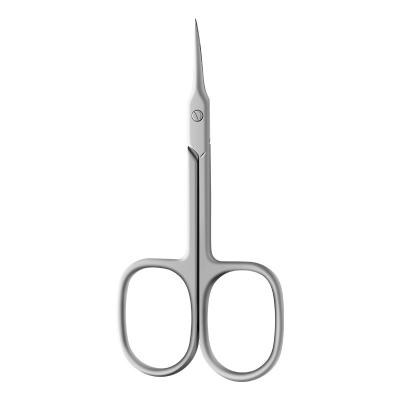 China Eyebrow Manicure Scissors Curved Dead Tip Scissors Stainless Steel Professional Nail Skin Remover Nail Clippers Salon Nail Tools for sale