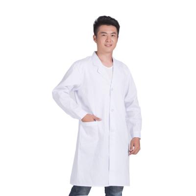 China Factory Sale Hot Quality-Assured Doctor Hospital Workwear Uniforms White Coat for sale