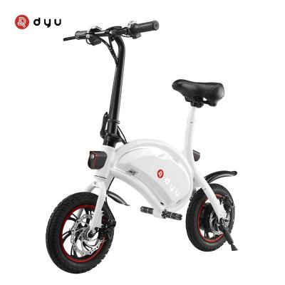 China Standard 6Ah 36V 250W electric folding scooter ebike 6Ah lithium battery portable motor with rear disc brake for sale