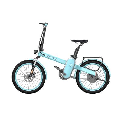 China New ebike 5Ah aluminum alloy 2022 e-bike 36V 250W lithium-ion battery adult electrics bike smart portable IP54 folding electric bicycle for sale