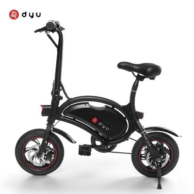 China DYU D2 36V 250W Aluminum Alloy Foldable E-Bike Electric Bike High Power with Pedal Assisted for sale