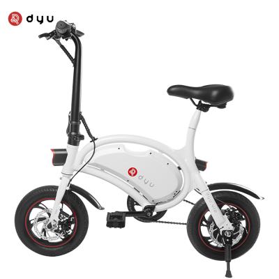 China Aluminum Alloy Eu Warehouse Foldable Electric Bike 12 Inch Electric City Bikes E-scooter Ride On 250w Car Used Electric Bicycle Motor Purchase for sale