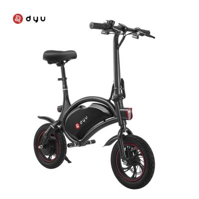 China Used Aluminum Alloy Electric Bike For Sale Metal Frame Outdoor Folding Adult Electric Bikes 250w 12Inch Tires Smart 36v E-bike for sale