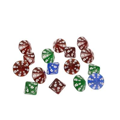 China High Quality Resin Or 35mm Arcylic 16 Sided Crystal Dice Large Dies for sale