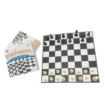 China Paper+PP China Supplier New Products 3 in 1 Chess Travel Chess Set Chess Game Toy for sale