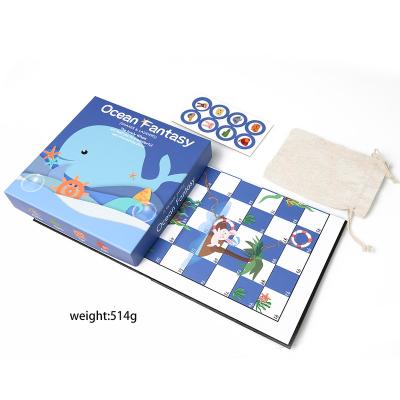 China China Supplier Custom Paper Snakes and Ladders Board Game Snake and Ladder Board Game for sale