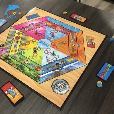 China Fashion paper factory wholesale custom board game for 4 high kids for sale