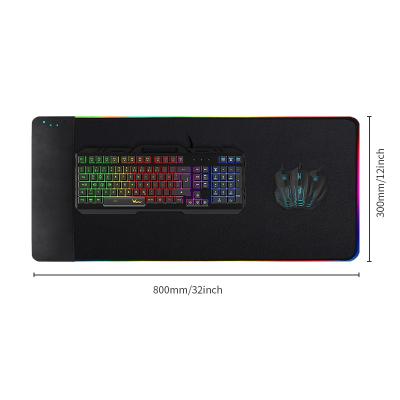 China Hot Selling Custom Gaming Mouse Pad RGB Wireless Charger For Gamer for sale