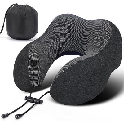 China Memory Durable Using Cheap Price Wholesale Neck Knit Fabric Memory Foam Travel Pillow for sale