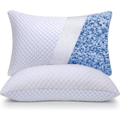 China Various Adjustable Promotional Goods Using Shredded Memory Pillow Coling Gel Shredded Memory Foam Pillow for sale