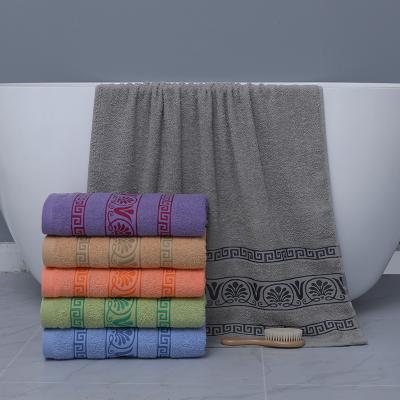 China Factory Wholesale Kid Safe Luxury Cotton Hotel White 100% Bath Towel for sale