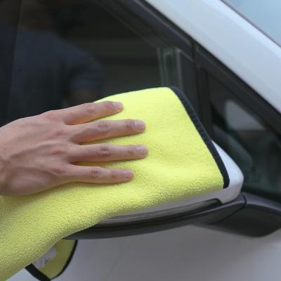 China Premium Thick Car Wash Cloth Towel Microfiber Car Detailing Polishing Drying Towel Safe For Plush Kids for sale