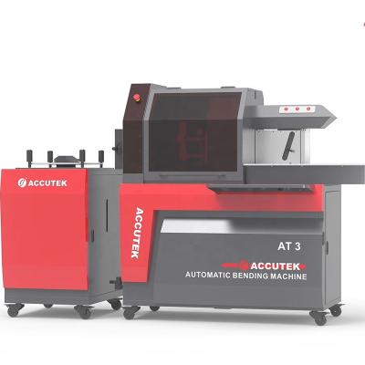 China 2021 ACCUTEK AT3 Advertising Company Hot Selling Channel Letter Bending Machine Stainless And Aluminum Multifunctional for sale