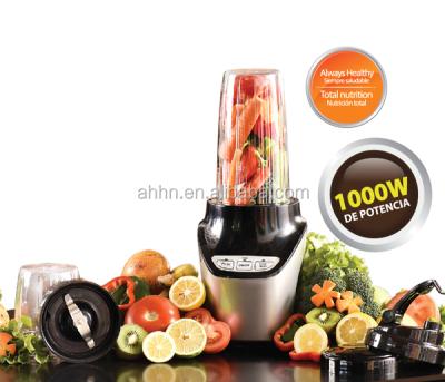 China Hotel Nutrition Extractor Blender 1000W 800ml Juice Blender Juicer 8 to Stainless Steel 1 YEAR Commercial Plastic Free Spare Parts 1 for sale