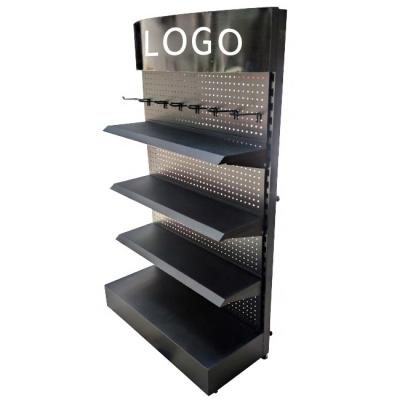 China Oven Accessories New Arrival Supermarket Metal Retail Hanging Display Units For Oven Accessories Display Rack With Hooks for sale