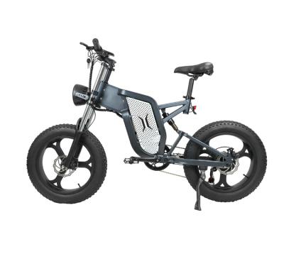 China Aluminum Alloy KKC High Speed ​​Customized 48V 60V 500W 750W Fat Tire Electric Bike For Adult for sale