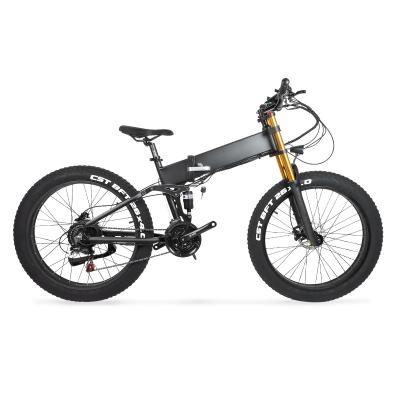 China Aluminum alloy Cokec long range 48v 60v mountain electric bicycle fat tire 500w 750w electrica de bicicleta for sale