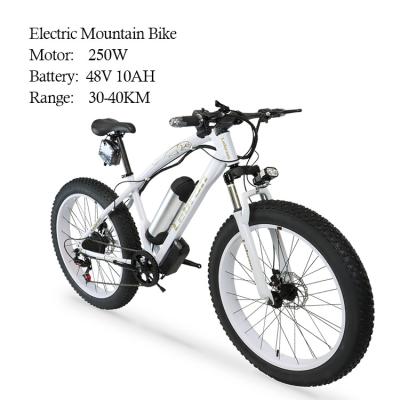 China Electric Aluminum Alloy Velos 26 Inch E Bike Long Range City Off Road Mountain Bicycle Bike 48V 1000w for sale