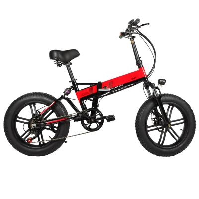 China Adult General Mountain 20 Inch Ebike 48V Power Foldable Electric Bicycle Fat Tire 4.0 Lithium Battery for sale