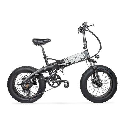 China 48V Power Speed ​​Fat Tire Mountain Bike Adult Electric Bike Lithium Battery Foldable Electric Variable Bicycle for sale