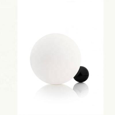 China Modern Pure Clean Minimalist Style Opal Glass Ball Lamp 230V G9 LED Wall Lights for sale