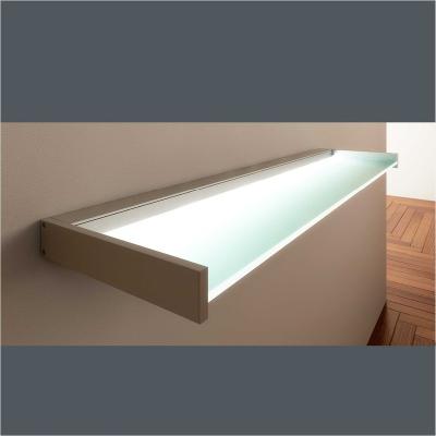 China Wall Mounted Sensor Switch IP44 LED Decoration Wall Light Illuminated Glass Shelf Light 6781 for sale