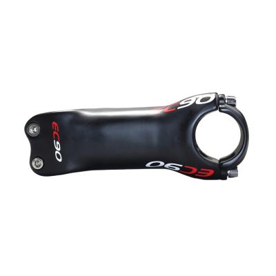 China Mountain Bike Road Bike EC90 Road Mountain Bicycle Bar 6 Stem 17 Degree Adjustable Carbon Bicycle Stem Aluminum Riser for sale